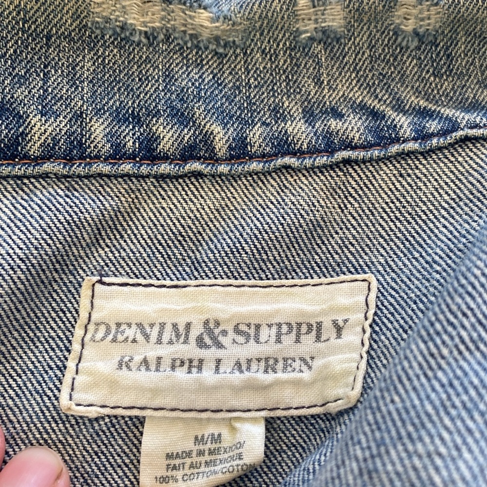 Vintage Ralph Lauren, distressed, jean jacket - Picture 6 of 9